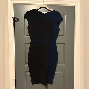 Alexander Wang Navy Knit Bodycon Dress Size M